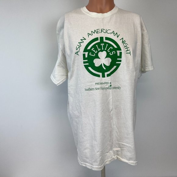 Boston Celtics Asian American Night T Shirt NBA Basketball Size XL - Picture 2 of 4